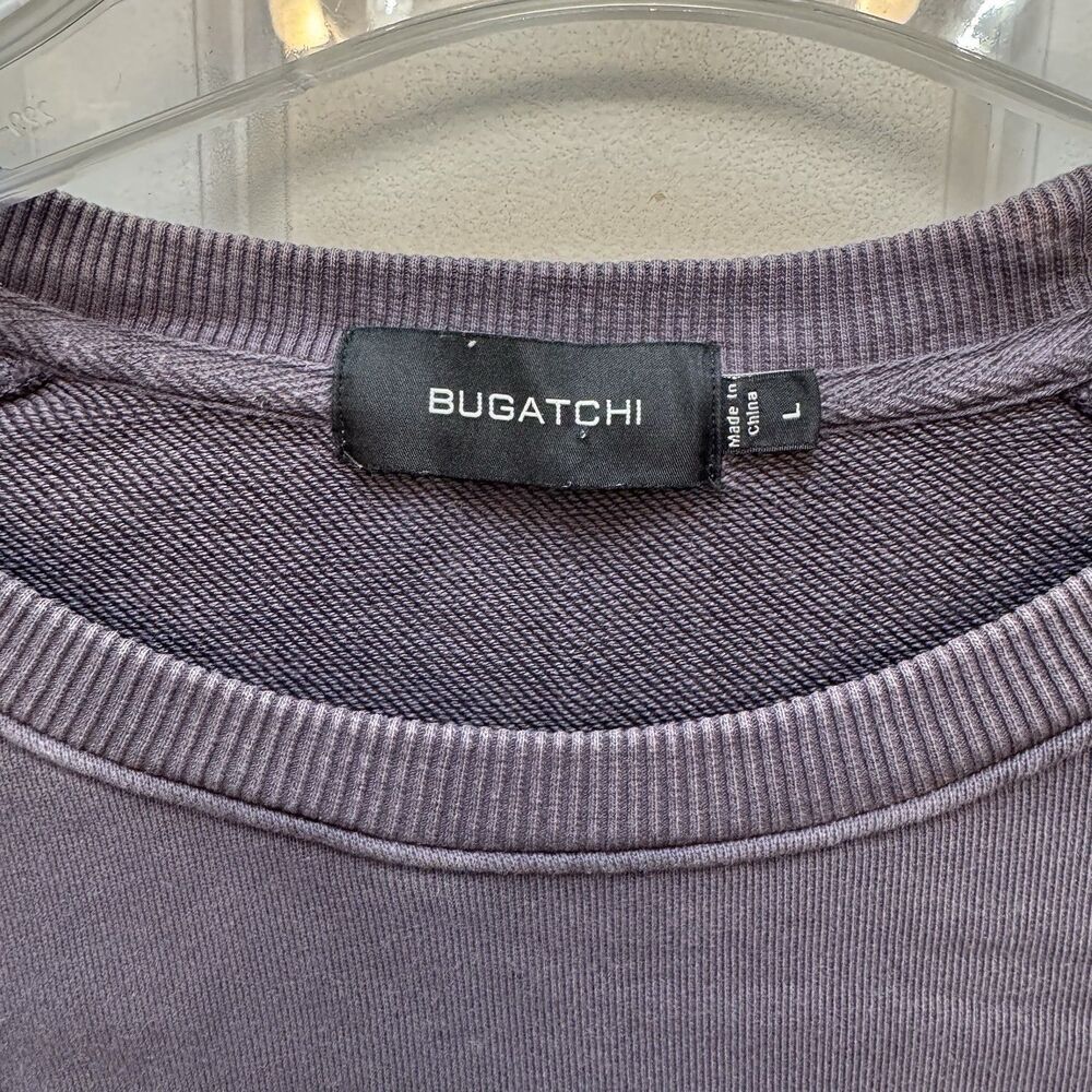 Bugatchi Comfort Solid Long Sleeve Crew Neck Pull… - image 4